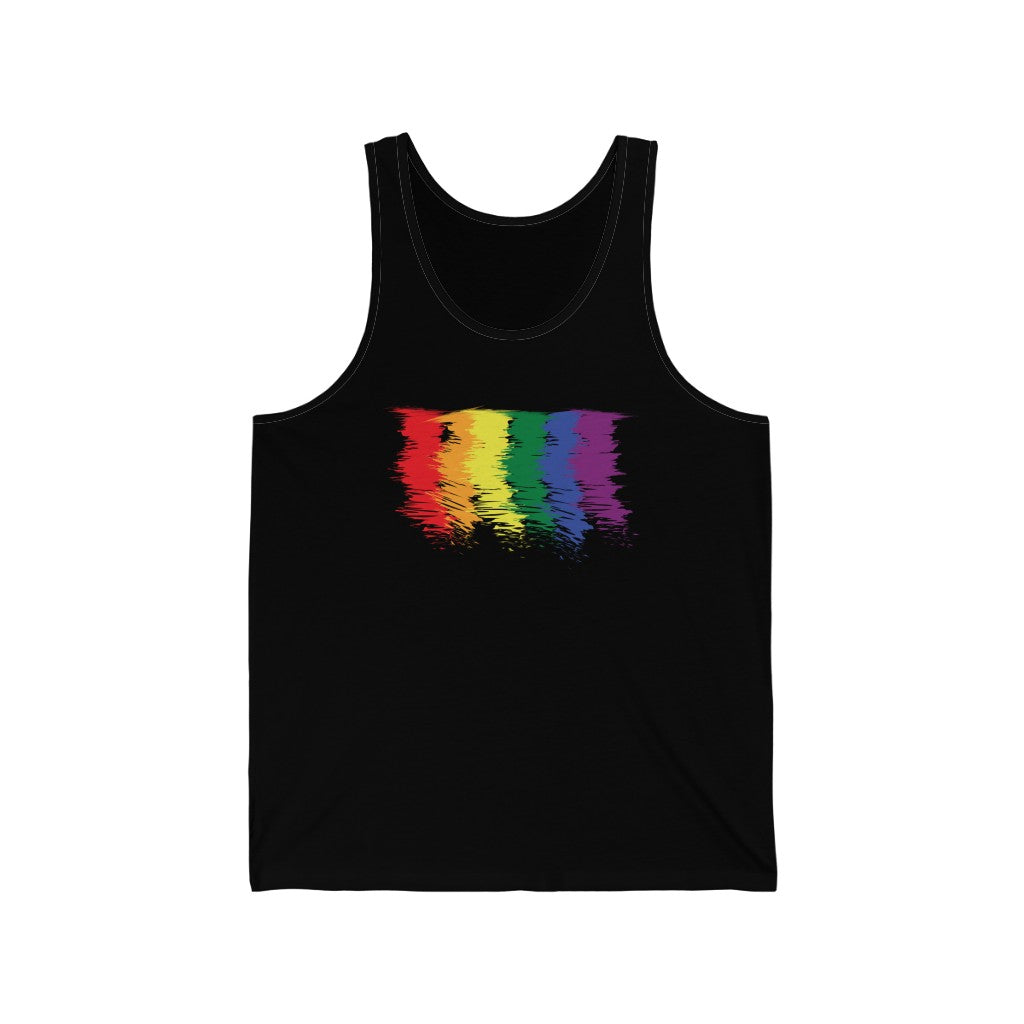 Rainbow Scribble Pride Tank Top