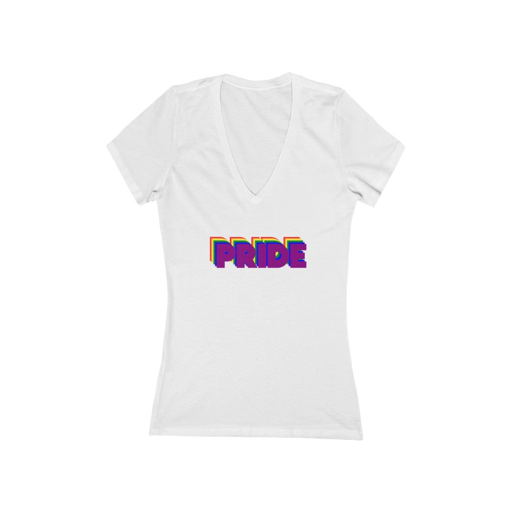 Rainbow Pride Deep V-Neck T-shirt