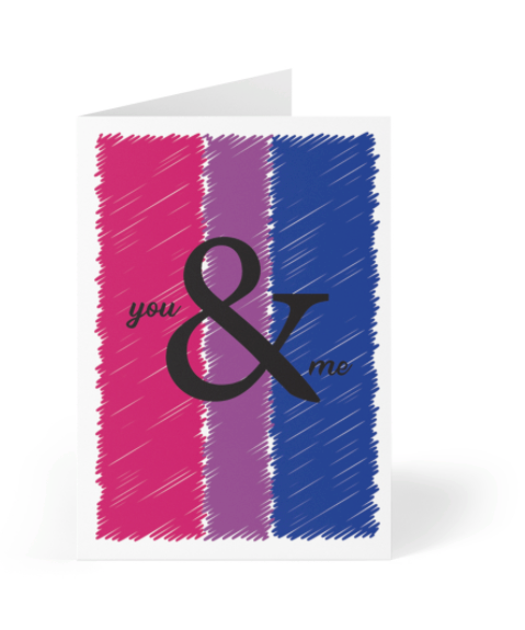 Bisexual Pride Greeting Card