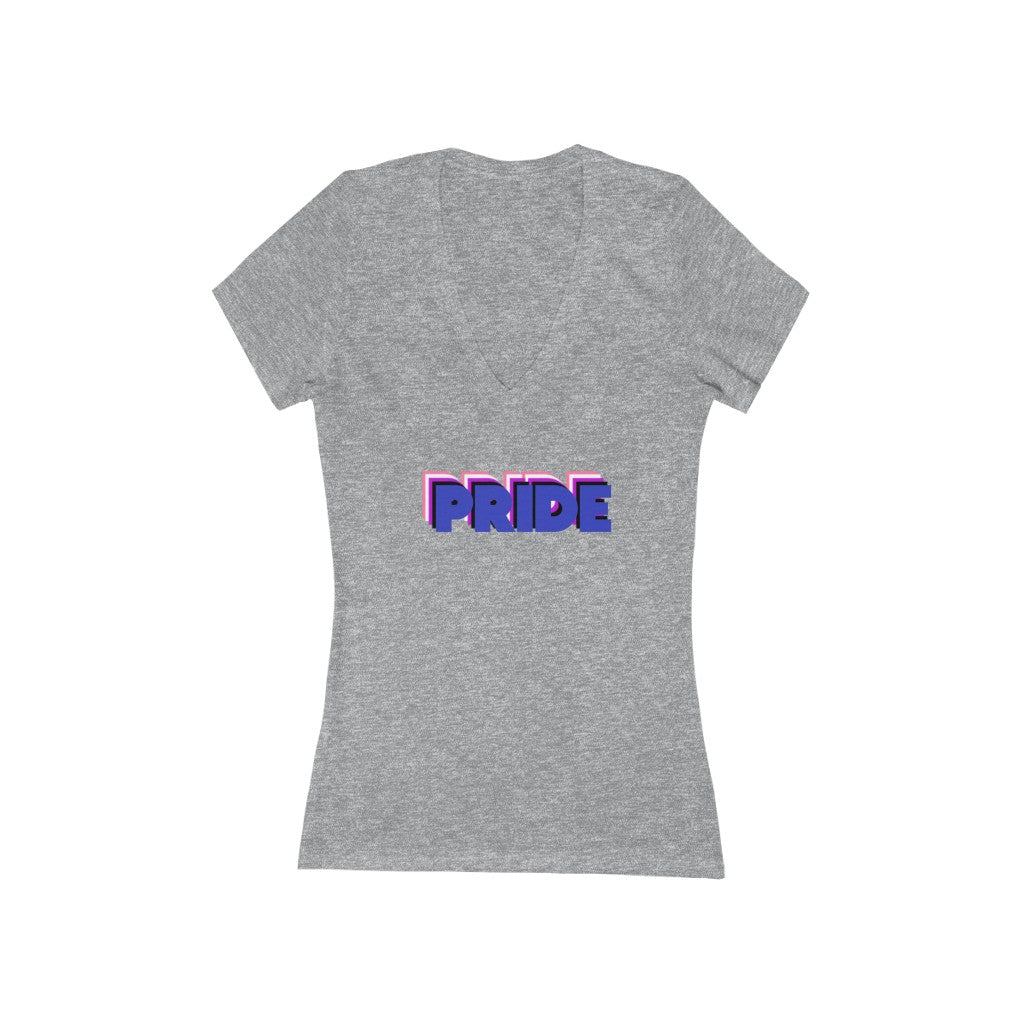 Genderfluid Pride Deep V-Neck T-shirt