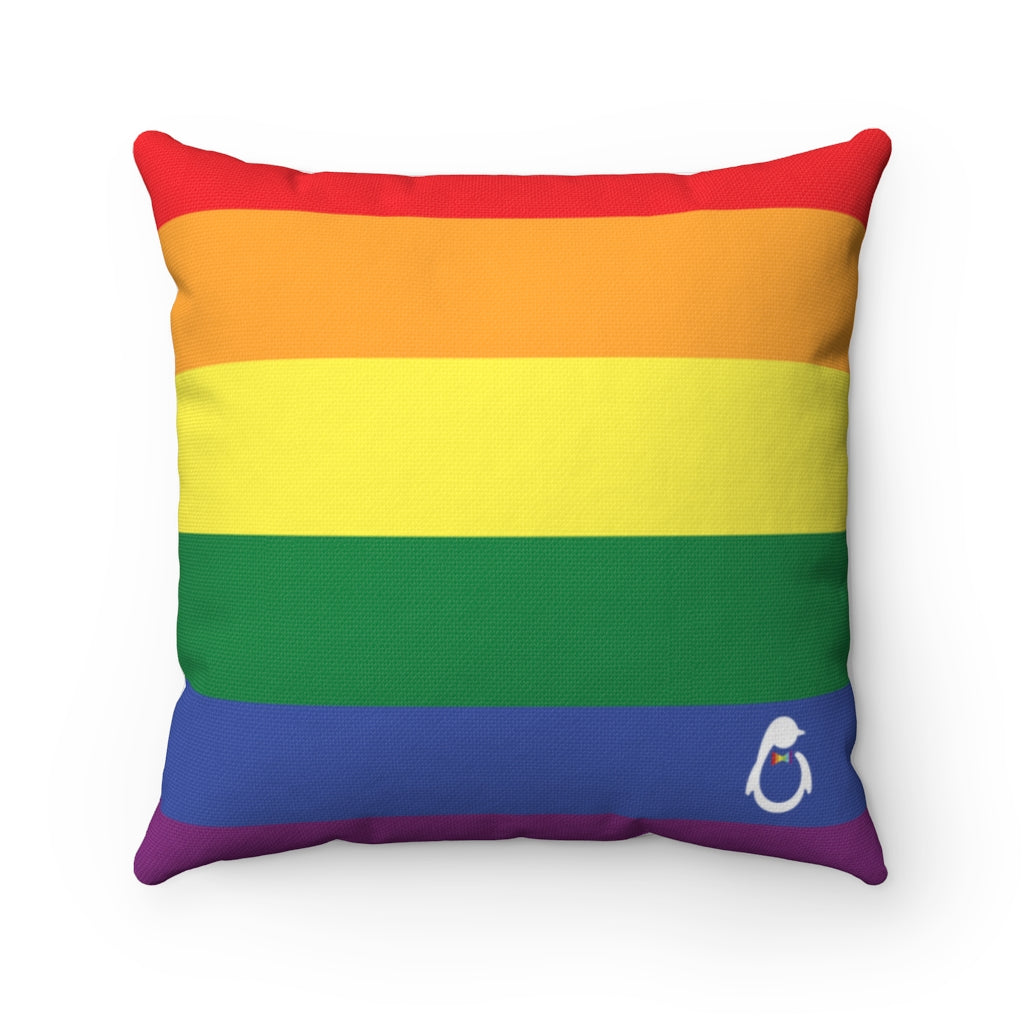 Rainbow Pride Square Pillow