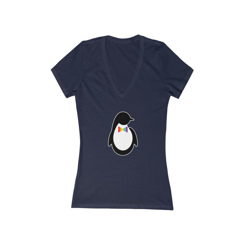 Dash of Pride Penguin V-Neck Tee