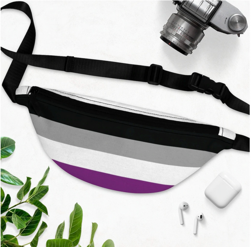 LGBTQ+ Asexual Pride Fanny Pack