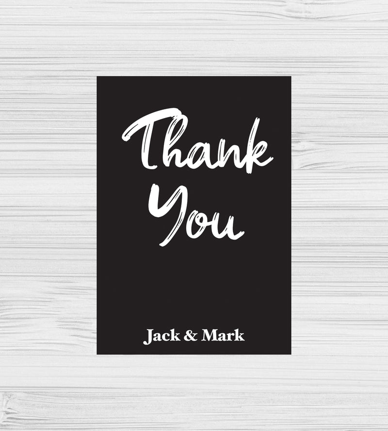 NEW -  Here We Go Thank You Cards