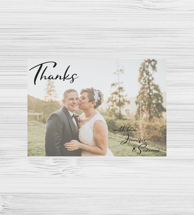 NEW -  Photo Re-Save Thank You Cards