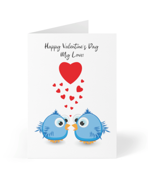 LGTBQ Sparrow Love Greeting Card