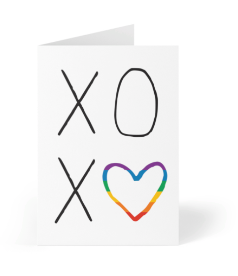 LGBTQ Rainbow Greeting Card
