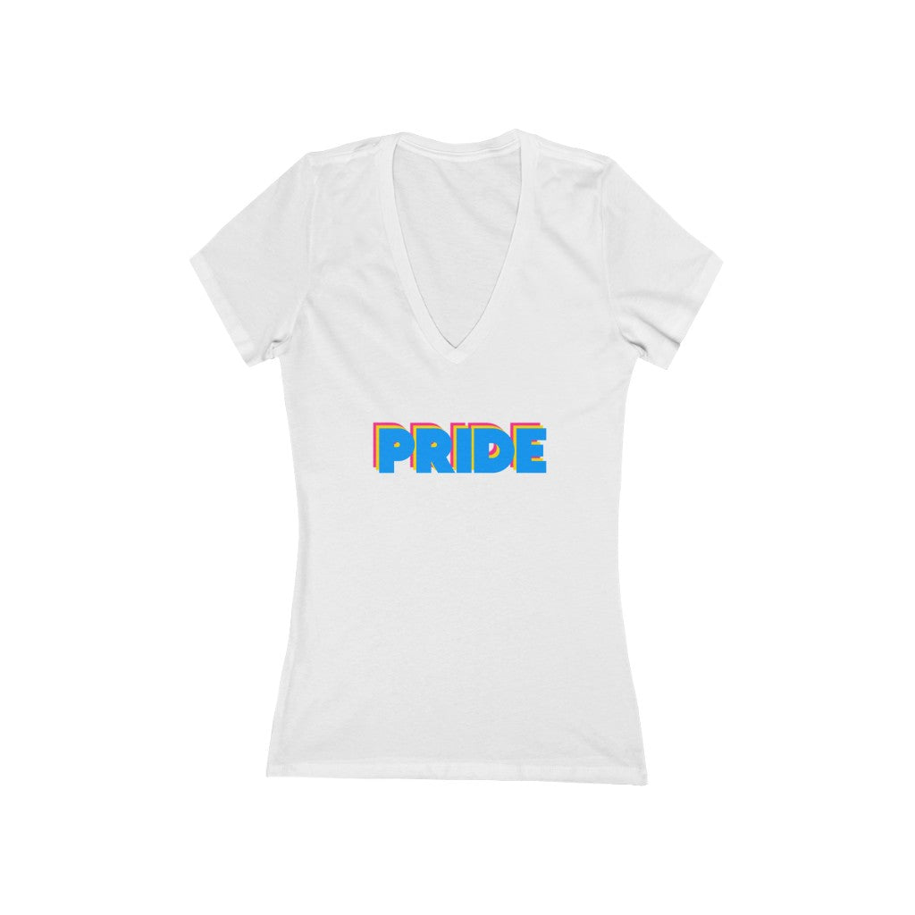 Pansexual Pride Deep V-Neck T-shirt