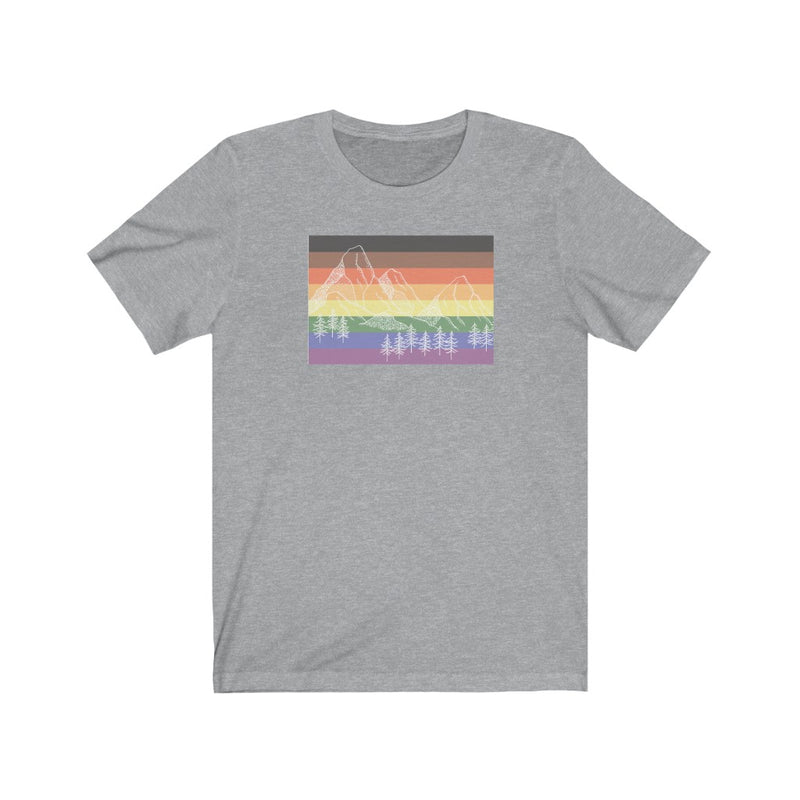 Rainbow LGBTQ+ Pride Mountain T-shirt