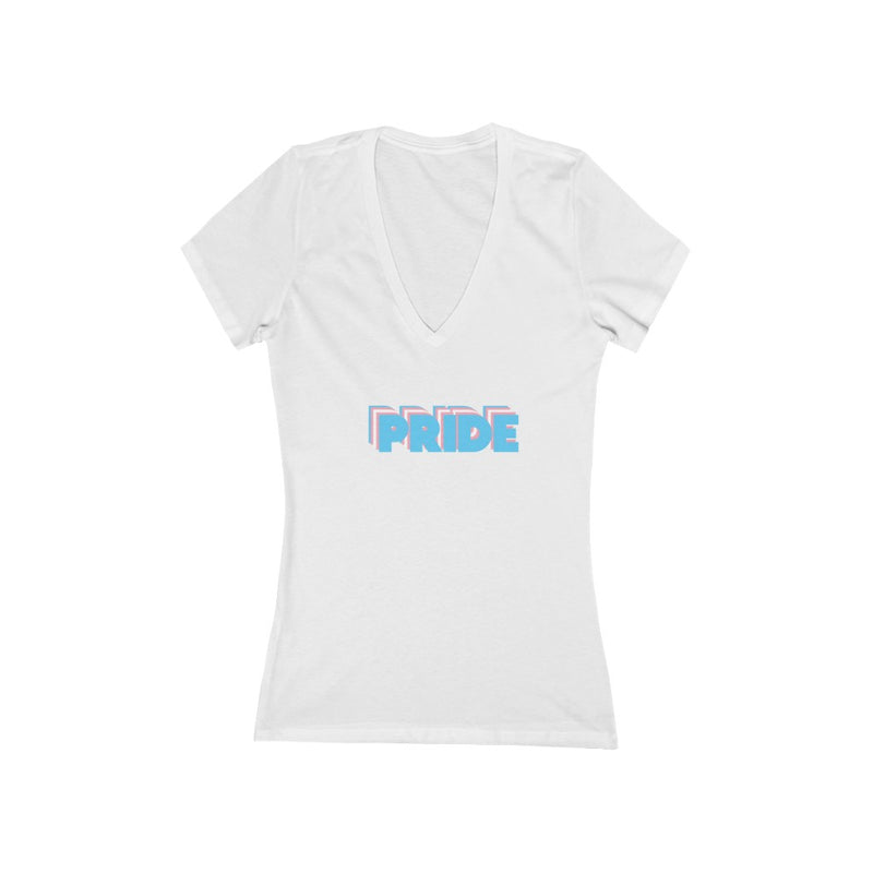 Transgender Pride Deep V-Neck T-shirt