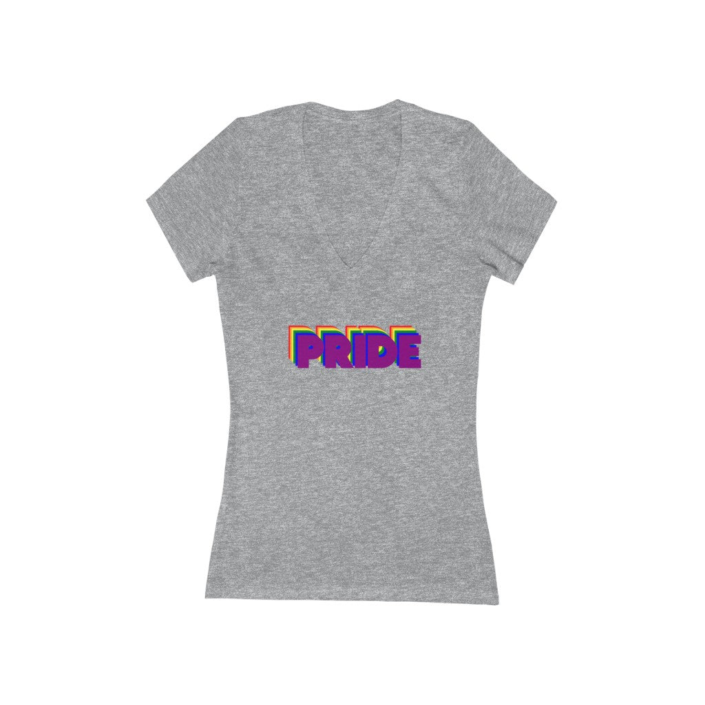 Rainbow Pride Deep V-Neck T-shirt