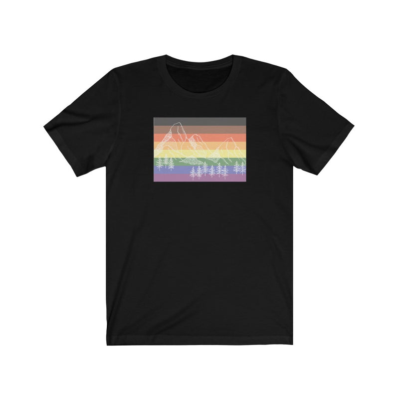 Rainbow LGBTQ+ Pride Mountain T-shirt