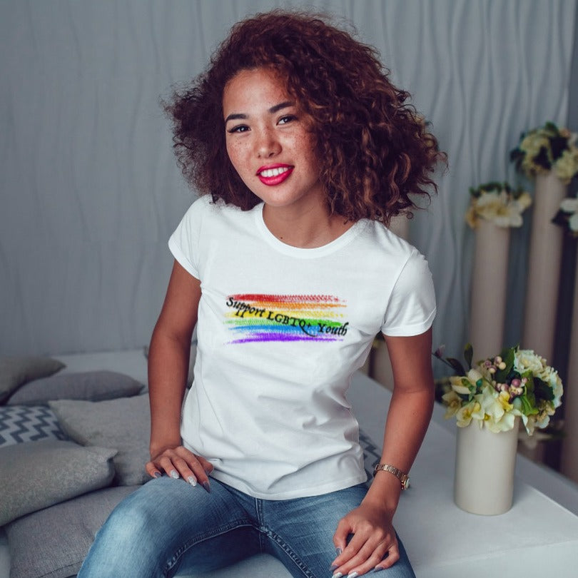 LGBTQ+ Pride Shirt - Support LGBTQ+ Youth - Person