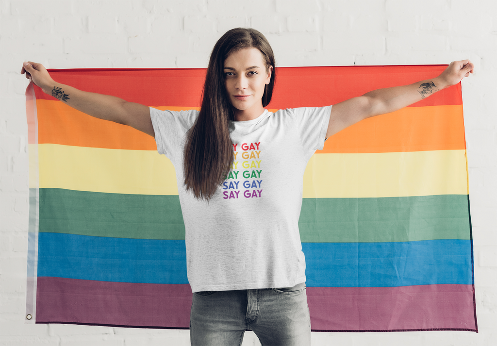 LGBTQ+ Pride Shirt - Say Gay - Person